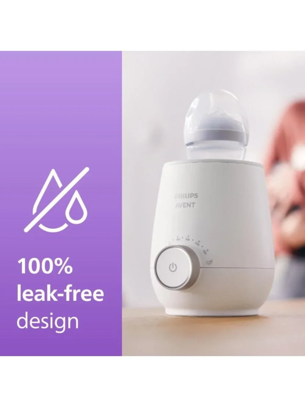 Premium Fast Bottle Warmer with Smart Temp Control & Auto Shut-Off, Water Bath